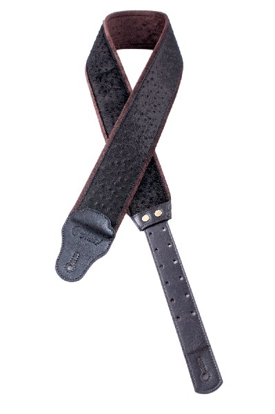 Guitar-Strap-Ostrich-Brown-035