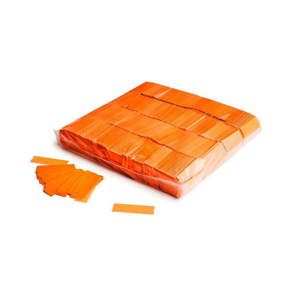 Slowfall UV confetti 55 x 17 mm - Fluo Orange