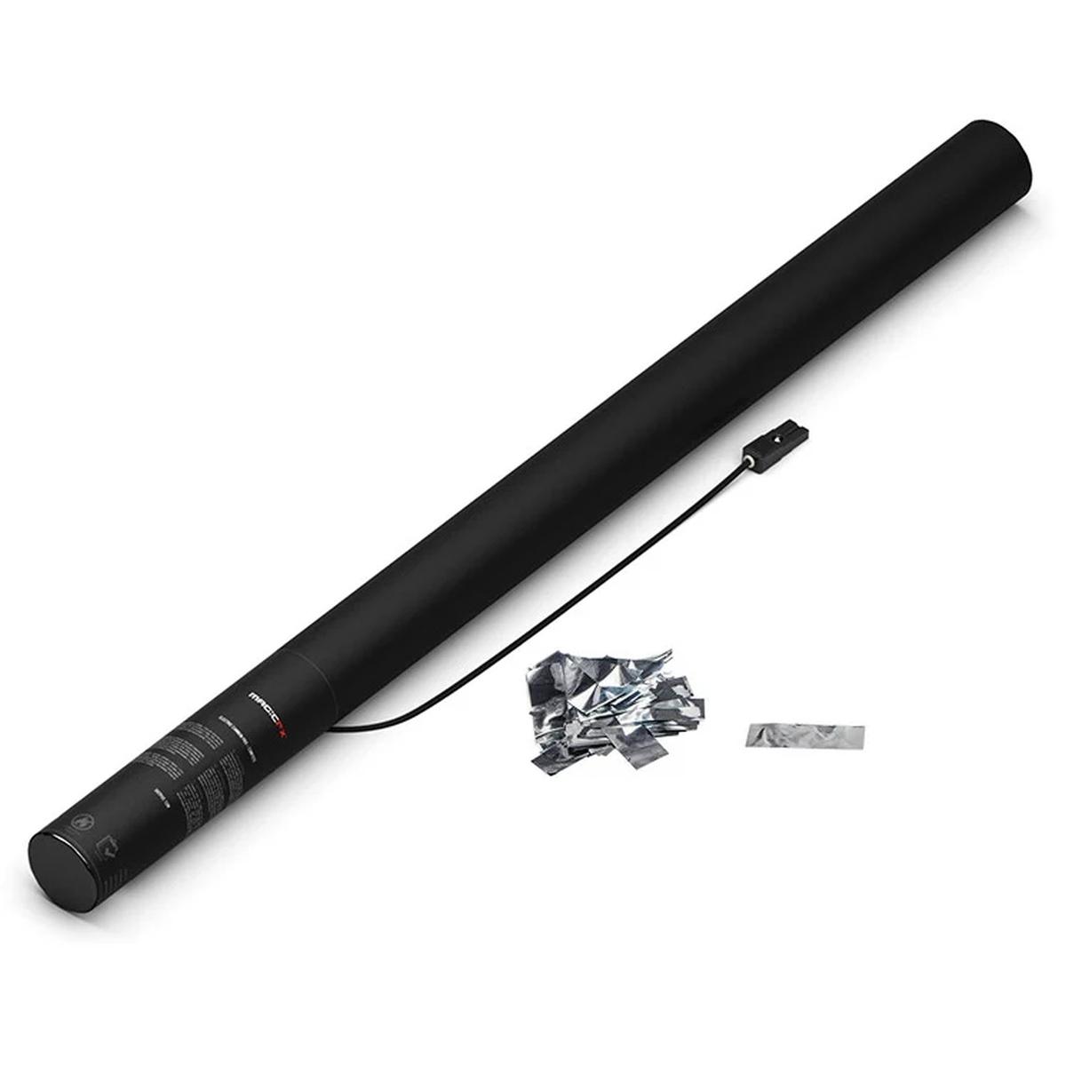 Electric Cannon 80 cm - Confetti - Silver metal