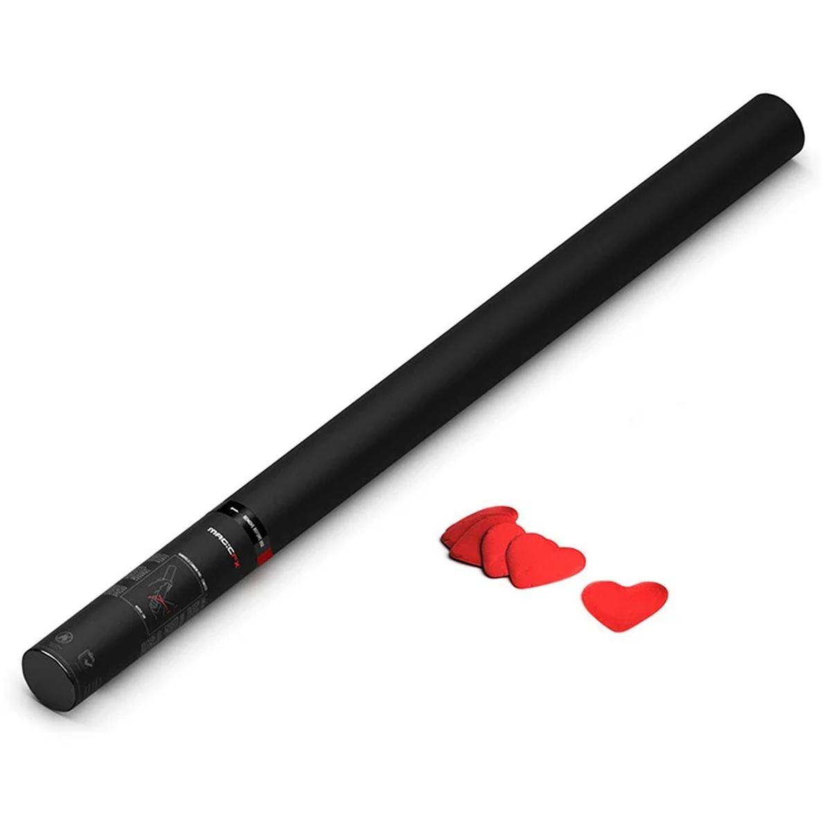 Handheld Cannon 80 cm - Confetti - Red Hearts
