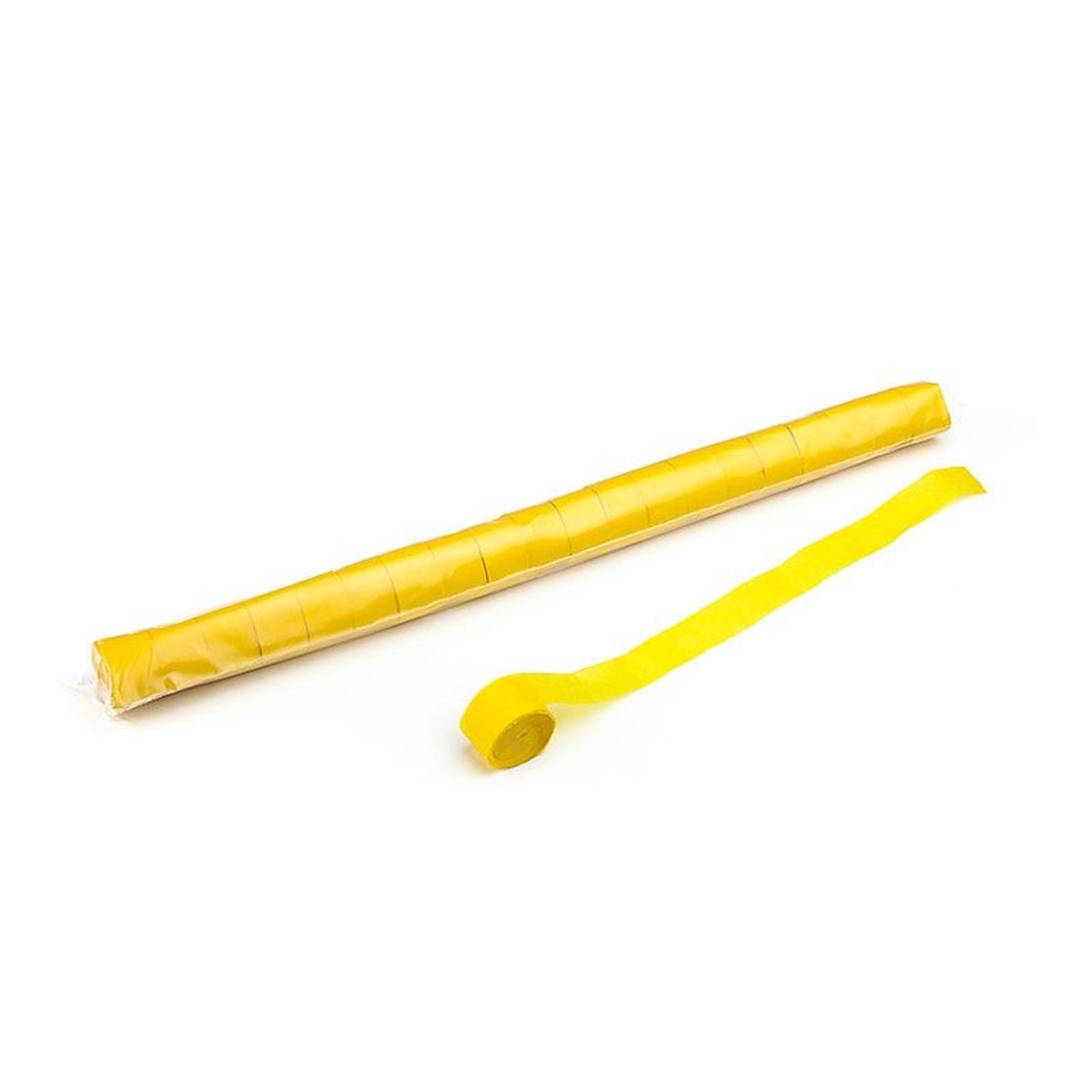 Streamers 10 m x 2,5 cm - Yellow