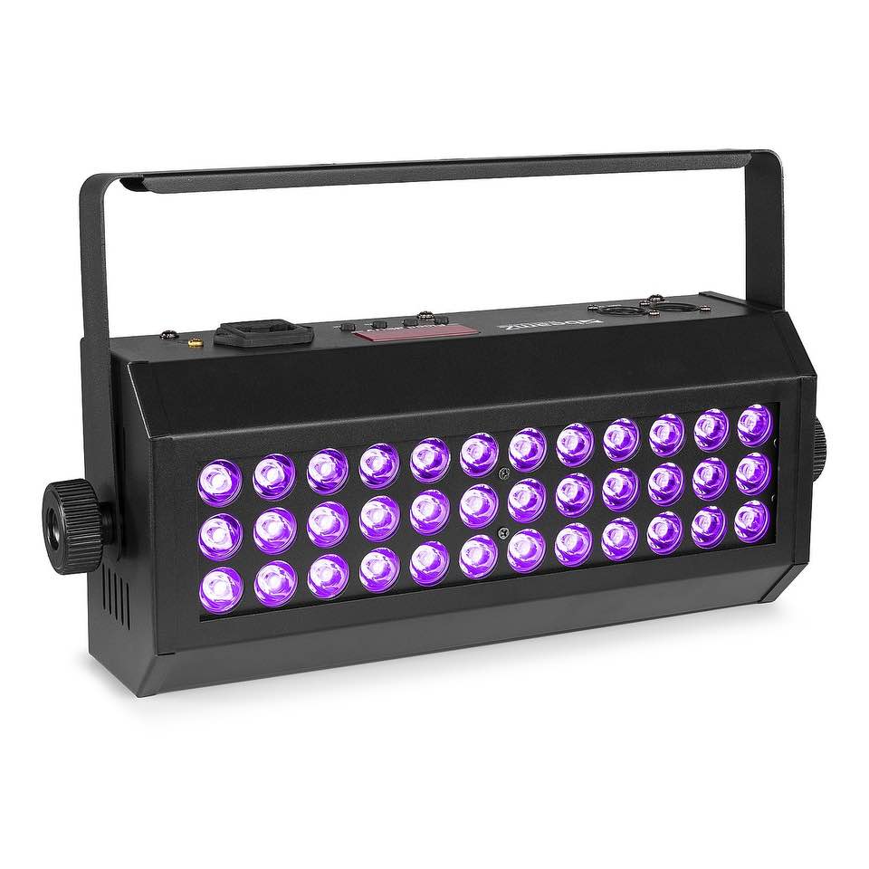 BEAMZ FLOOD36UV 36X3W UV DMX STROBE