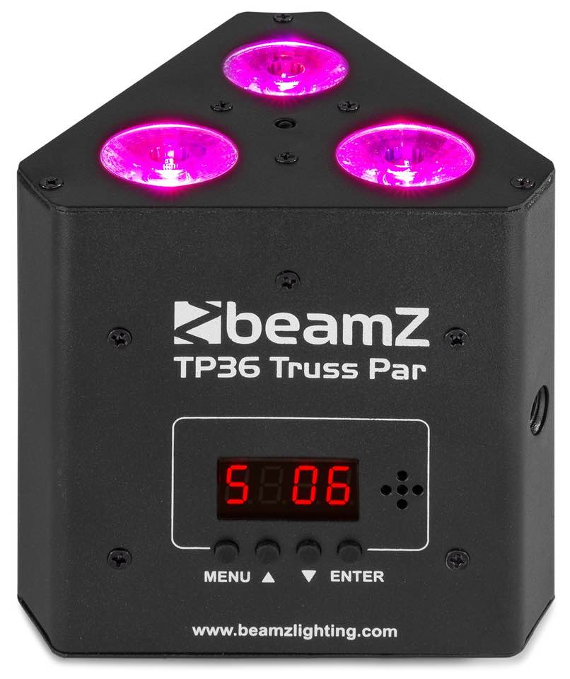 BEAMZ TP36 TRUSS PAR 3 X 4W 4IN1 RGB-UV D