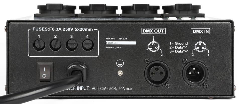BEAMZ DMX004DII 4 CHANNEL SWITCH PACK