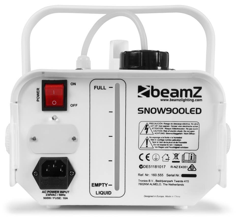 BEAMZ SNOW900LED SNOWMACHINE 6 LED