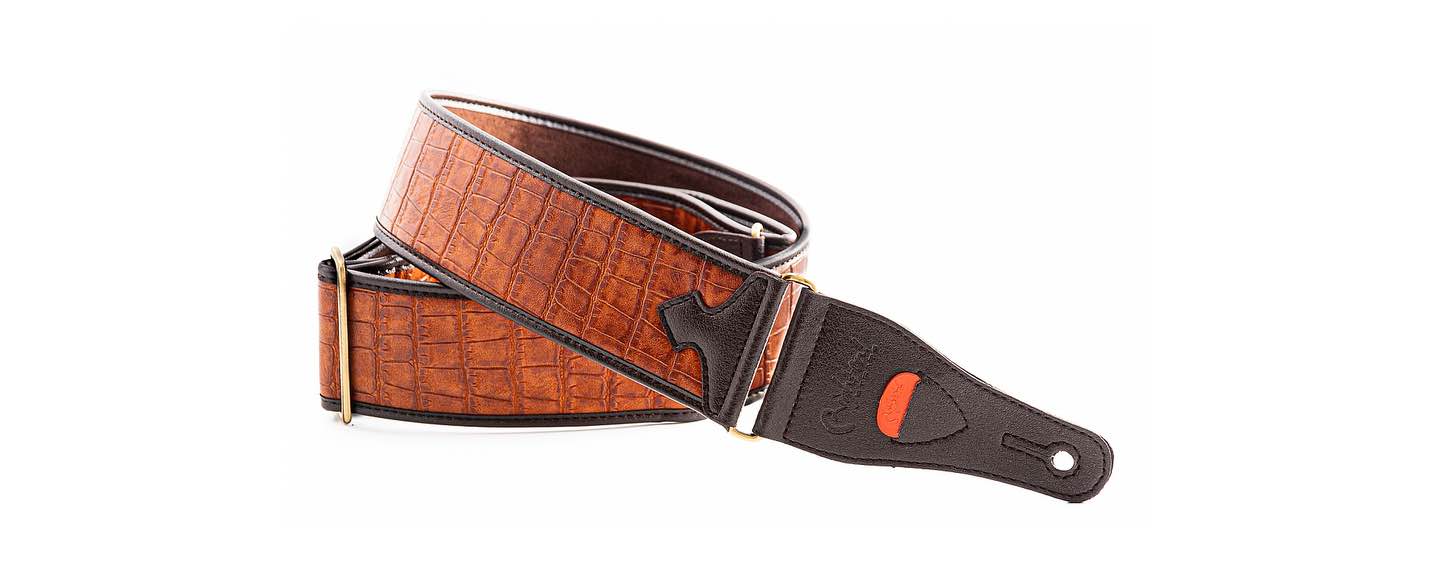 RIGHTON! STRAPS ALLIGATOR LIGHT BROWN