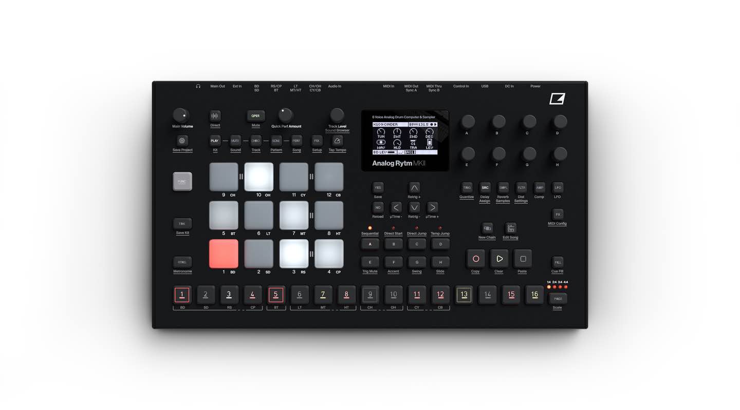 ELEKTRON ANALOG RYTM MKII (BLACK)