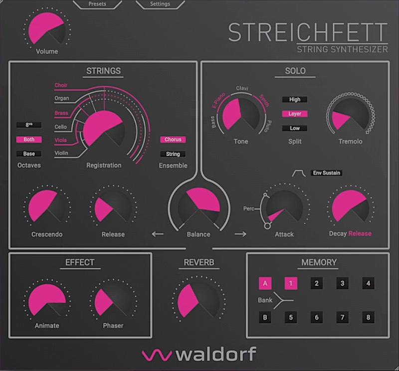 WALDORF STREICHFETT PLUGIN